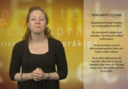Verksamhetsledare presentation - Magdalena Kintopf-Huuhka