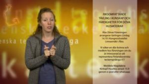 Riksomfattande tävling för döva husmödrar - Magdalena Kintopf-Huuhka