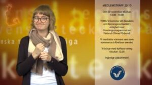 Medlemsträff - 20 oktober - Elin Westerlund