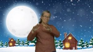 Finlandssvenska teckenspråkiga rfs julhälsning - Lena Wenman