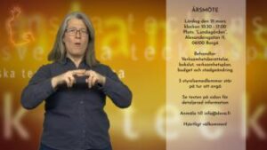 Föreningens årsmöte - Lena Wenman